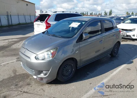2015 Mitsubishi Mirage De from USA, damaged, VIN ML32A3HJ2FH040260